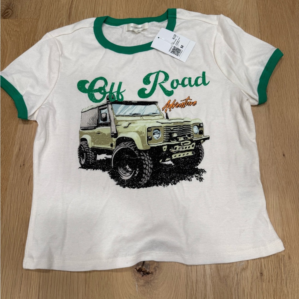 NWT Off Road Adventure T-Shirt - White & Green